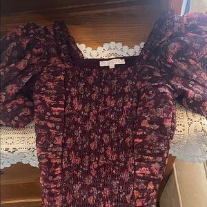Floral Puff Sleeve top